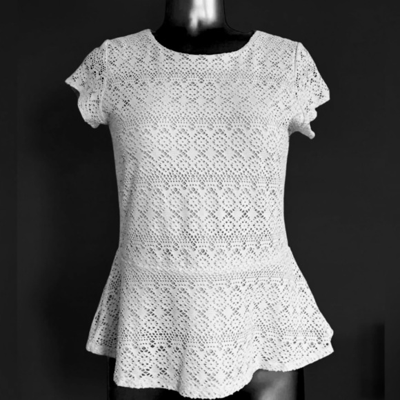 FREE 🆕Stretch Mesh  Short Sleeve Top - Picture 3 of 14